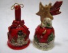Wholesale ceramic christmas bell decoration