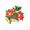 Wholesale Alloy enamel christmas bell christmas decoration