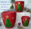 Wholesale ceramic Christmas flower pot(ceramic pot,terracotta)