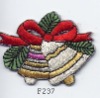 Wholesale Embroidery patch of holiday gift- for Christmas Day