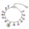 Wholesale HSYBR1936 Latest New Design Christmas Bell Bracelet