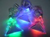 Wholesale christmas tree shape led flashing pendant with lanyard