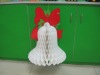Wholesale christmas honeycomb bell decoration