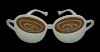 Wholesale HPY-0115 Coffee Cup Novelty Sunglasses