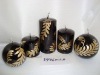 Wholesale christmas metallic shining candle