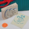 Wholesale wooden rubber Christmas stamp