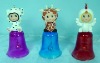 Wholesale Small bell with resin figure