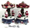 Wholesale christmas revolving music bell ornaments crafts