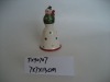 Wholesale ceramic christmas decoration bell