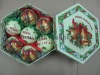 Wholesale single-deck gift box,contain 7pcs,with Jingle bell pattern