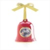 Wholesale 3.5" red bell ceramic Christmas tree ornament-Hot selling