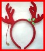 Wholesale Holiday novelty headband/antler with bell