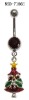 Wholesale Fancy Christmas tree of stainless steel navel belly ring body jewelry/jewellery piercing