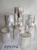 Wholesale christmas metallic shining candle