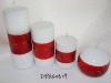 Wholesale christmas metallic shining candle