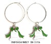 Wholesale Jingle bells hoop earring