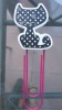 Wholesale logo embossed nice christmas pvc bookmark