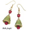 Wholesale Christmas Jewelry, Christmas Earrings, Bell Jingle