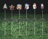 Wholesale led solar christmas stake/lawn light with snowman/christmas tree/santa/jingle bell