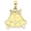 Wholesale 14k gold bells pendant