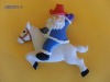 Wholesale Fridge Magnet Sticker-Santa On Horse