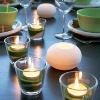 Wholesale round glass candle
