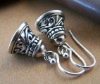 Wholesale Hot sell alloy christmas bell earrings