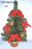 Wholesale Small Decoration Christmas Tree 14" (Decorate by GOLDEN BELLS)