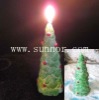 Wholesale led christmas tree shape candles