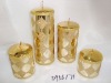 Wholesale christmas metallic shining candle