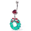 Wholesale 316L steel rings Christmas gift navel body piercing jewelry