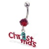 Wholesale Christmas Initial Belly Button Ring,Belly Ring,Body Jewelry C1952