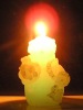 Wholesale craft art christmas led candle gift