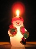 Wholesale art craft holiday led candle decoration