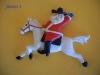Wholesale Fridge Magnet Sticker-Santa On Horse