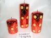 Wholesale 2011 new design candle,christmas candle,metal decorative candle, candle ornament, craft decoration candle,gift candle