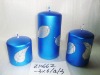 Wholesale 3x3,3x4,3x6 candle,christmas candle,metal decorative candle, candle ornament, craft decoration candle,gift candle