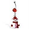 Wholesale Christmas Snowman Belly Button Ring,Belly Ring,Navel Ring C1955