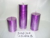 Wholesale art pillar candle,christmas candle,metal decorative candle, candle ornament, craft decoration candle,gift candle