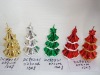 Wholesale christmas tree candle,christmas candle,metal decorative candle, candle ornament, craft decoration candle,gift candle