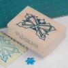 Wholesale wooden rubber Christmas stamp