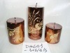 Wholesale christmas pillar candle,christmas candle,metal decorative candle, candle ornament, craft decoration candle,gift candle