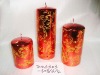 Wholesale 2011 new design candle,christmas candle,metal decorative candle, candle ornament, craft decoration candle,gift candle