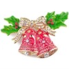HSYN1874 Latest New Design Enamel Christmas Bell Necklace