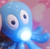 Wholesale Hot Sale LED sound plastic octopus toy