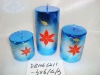 Wholesale christmas metallic shining candle,christmas candle,metal decorative candle, candle ornament, craft decoration candle,gift candle