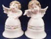 4.2''ceramic bell with angle for wedding/birthday gifts/holiday decoration Nuojie C1-B01
