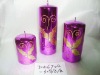 Wholesale hot selling Xmas candle,christmas candle,metal decorative candle, candle ornament, craft decoration candle,gift candle