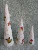 Wholesale Decorative craft christmas snow art candle