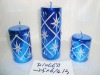 Wholesale christmas metallic shining candle,christmas candle,metal decorative candle, candle ornament, craft decoration candle,gift candle